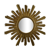 Vintage golden sun mirror 58cm