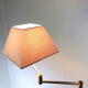 Articulated floor lamp brass e-reader