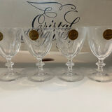 Set of 4 glasses Cristal D'Arques