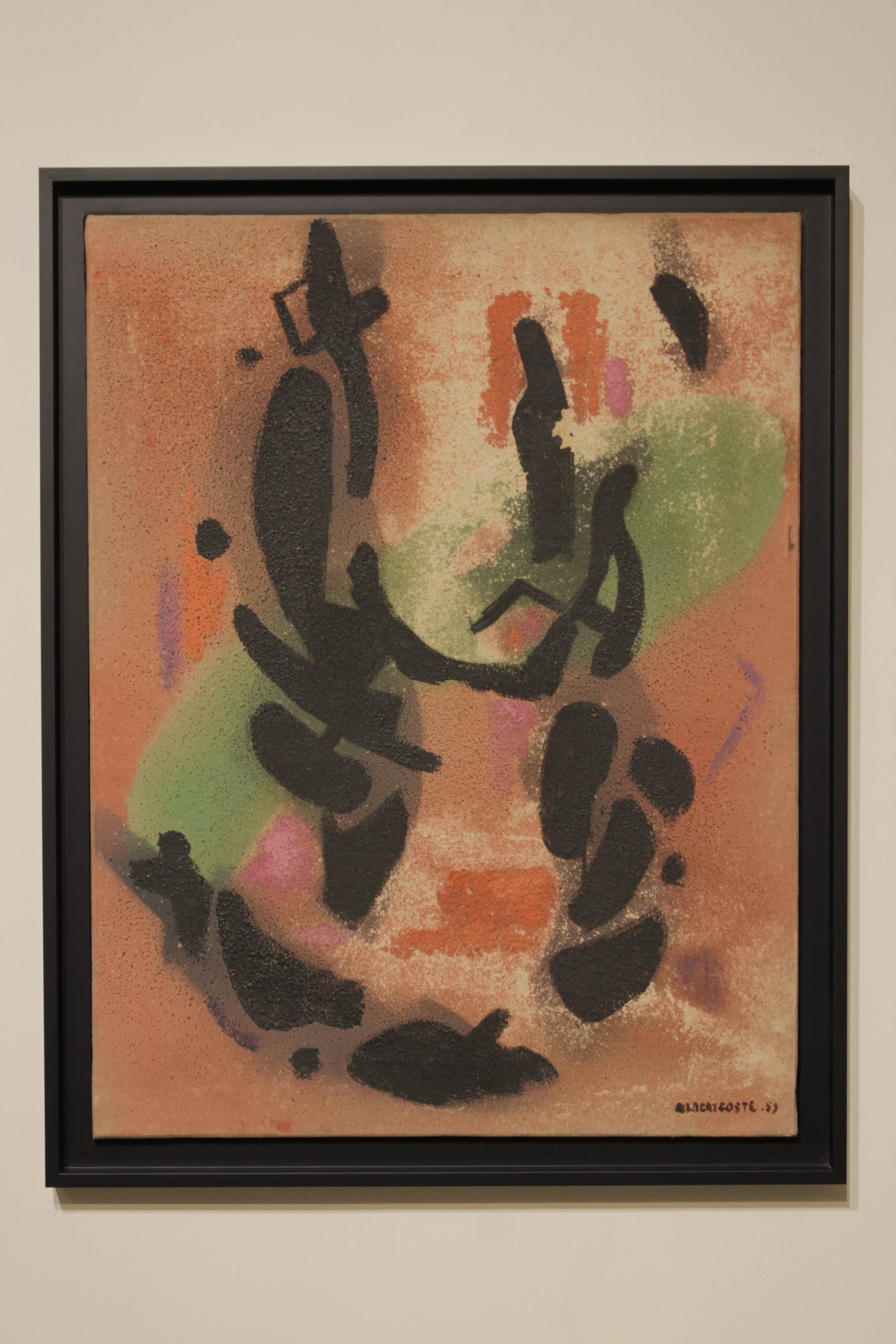 Abstract painting by Albert Coste