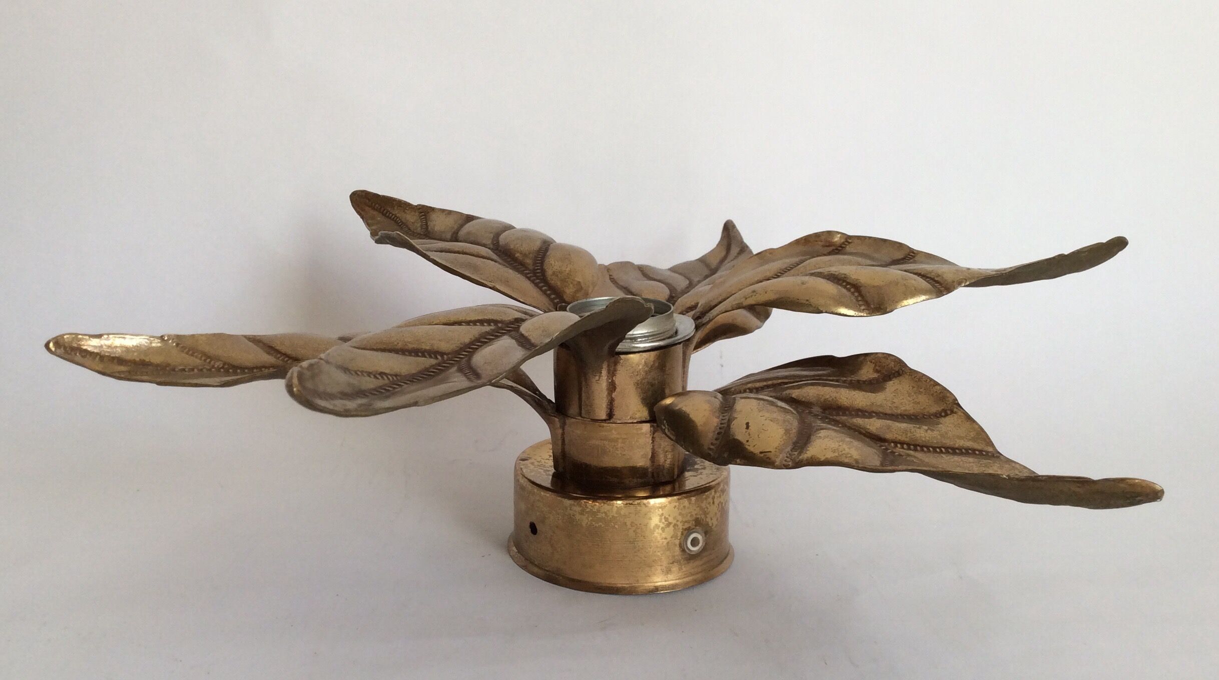 Wall light leaves by Willy Daro, 70s