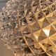 APPLIQUE Semi-Crystal Ceiling Light 1950s