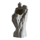 Biscuit porcelain vase, mid-20th century
