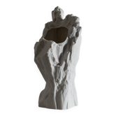 Biscuit porcelain vase, mid-20th century