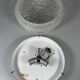 1960s 1970s Ceiling Lamp Ice Glass Doria Germany Space Age Design