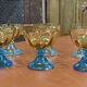 6 Georges Sand model crystal champagne glasses - 20th century