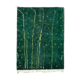 Modern Moroccan carpet green