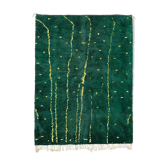 Modern Moroccan carpet green