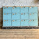 Old workshop cabinet with flaps, original patina.