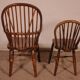 set of 5 Windsor chairs and two armchairs - 19th century