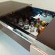 Table basse bar extensible Cidue par Willy Rizzo – Italie, 1970