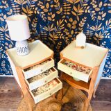 Pair of Louis XV style bedside tables