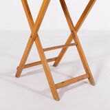 Foldable Italian Modern round table, 1970’s Italy
