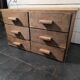 Antique workshop furniture with 6 drawers