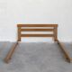 160cm bed in solid elm, 1980