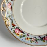 Hand-painted porcelain cake plate | Old Paris