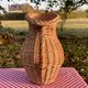 Large vintage wicker jug