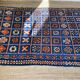 Tapis berbère en laine bleu majorelle