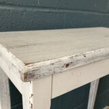 Side table in gray patinated oak