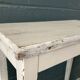 Side table in gray patinated oak