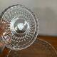 Ensemble cristal Val St Lambert plateau et 2 dessous de bouteille 
