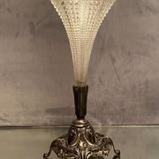 Vase bouquet cone cut crystal Baccarat Saint Louis late nineteenth early twentieth