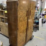 Vintage art deco English wardrobe