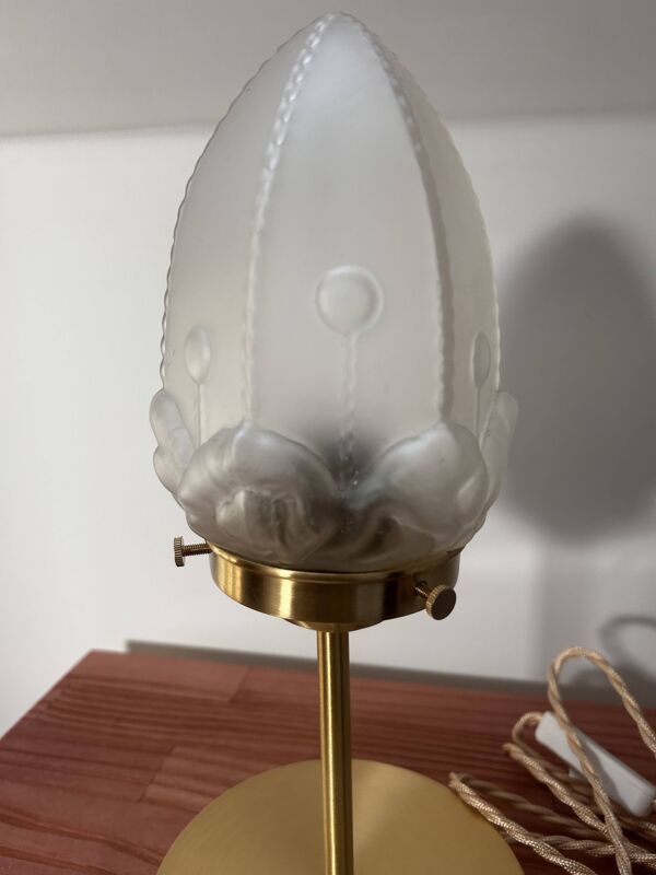 Lampe à poser globe Art Déco