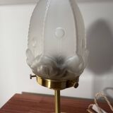 Art Deco globe table lamp