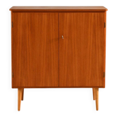 Cabinet en teck nord-européen du milieu du siècle, années 1950-1960