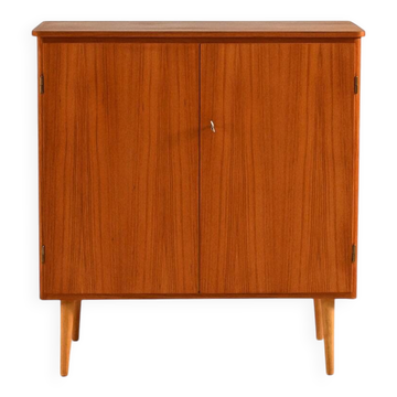 Mid-century Northern European teak cabinet, 1950s–1960s