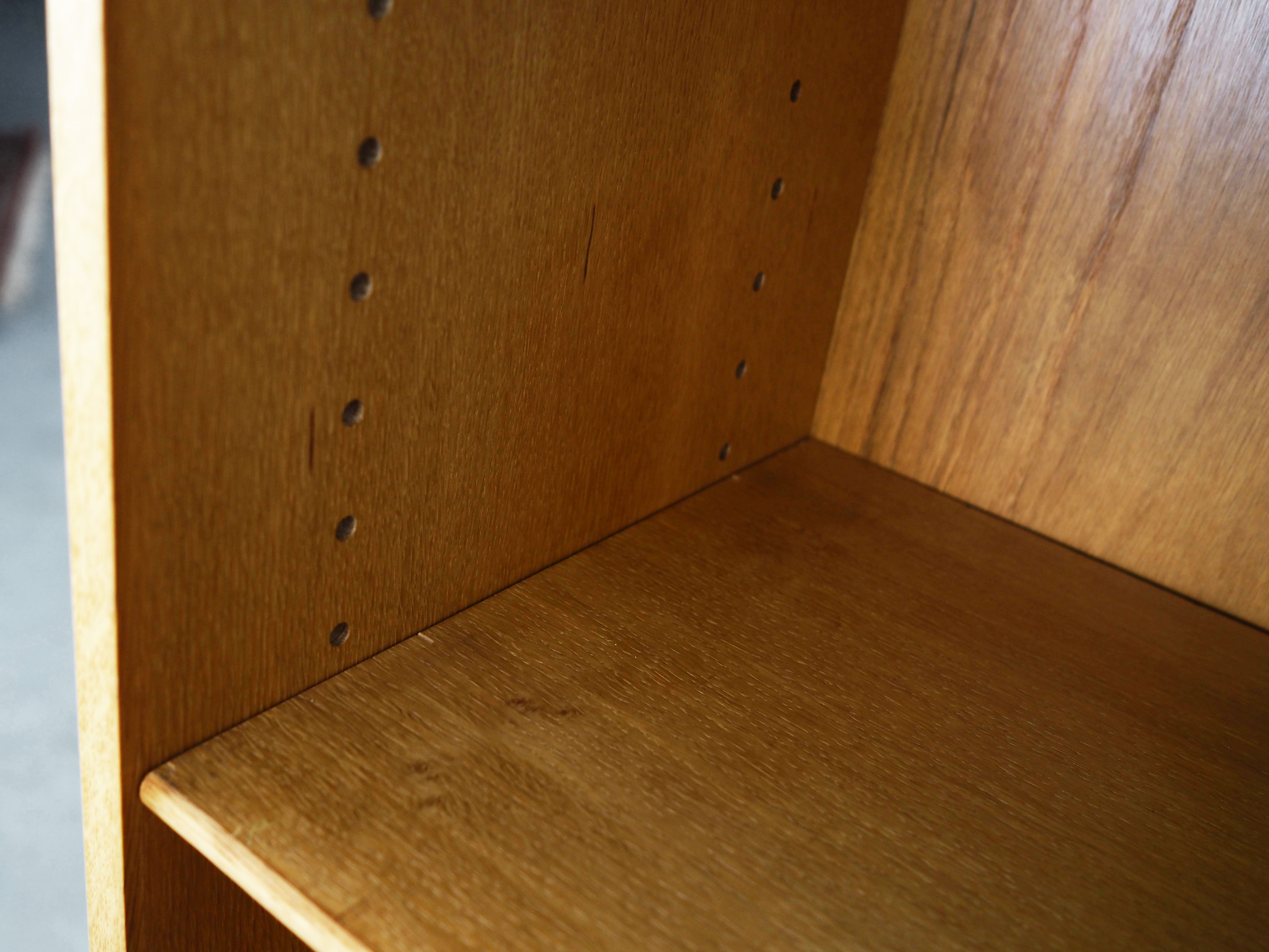 Ash bookcase, Danish design, 1960s, designer: Børge Mogensen