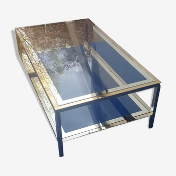 Vintage brass coffee table