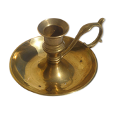 brass candlestick, vintage