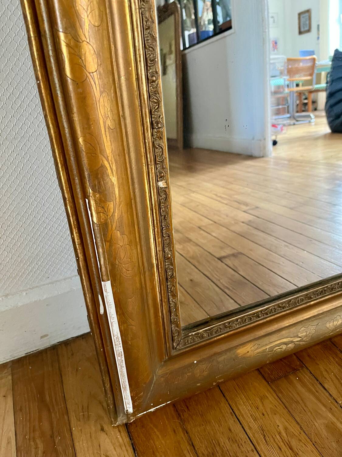 Miroir d’époque Louis Philippe 19ieme siècle