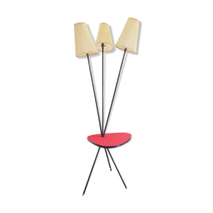 lampadaire tripode vintage
