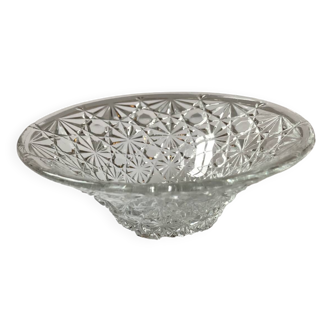 Glass and crystal bowl