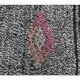 1970s Grey Natural Turkish Hand-Knotted Runner Rug 79x270