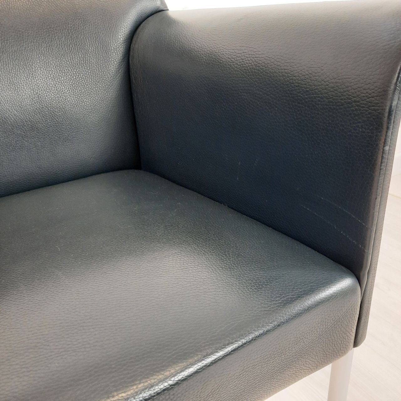 Quatre fauteuils de Matteo Grassi cuir années 1990/2000