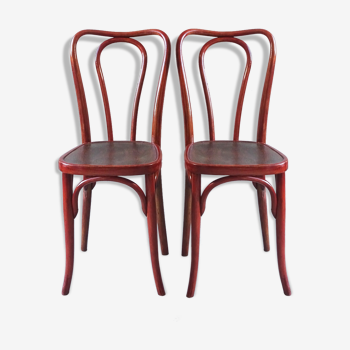 Set de 2 chaises bistrot de Kohn, 1915