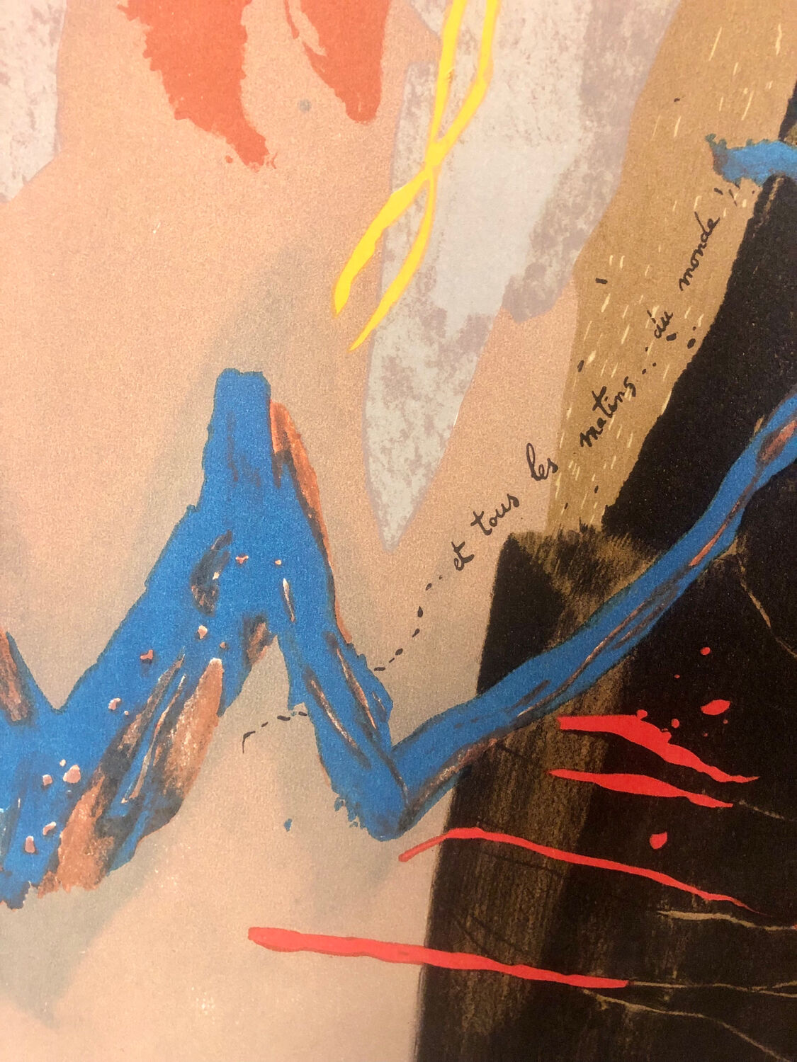 Lithograph Richard Texier