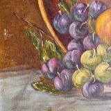 Nature morte prunes fruits