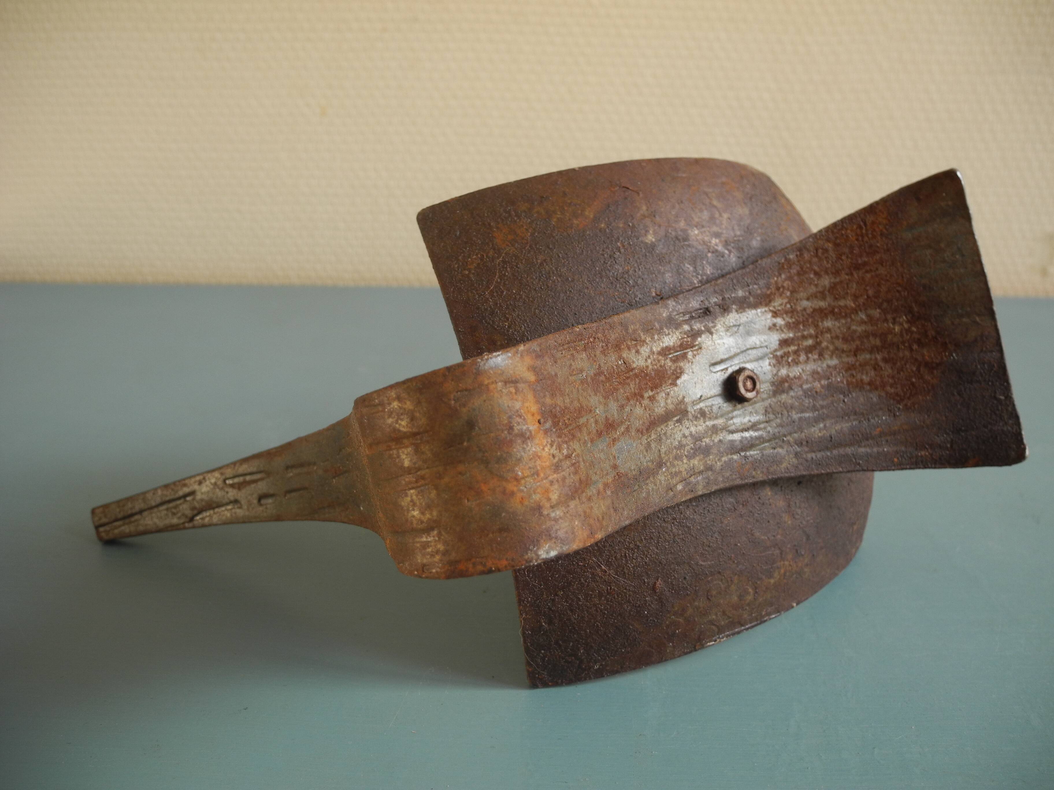 antique vintage brutalist candle holder/candlestick