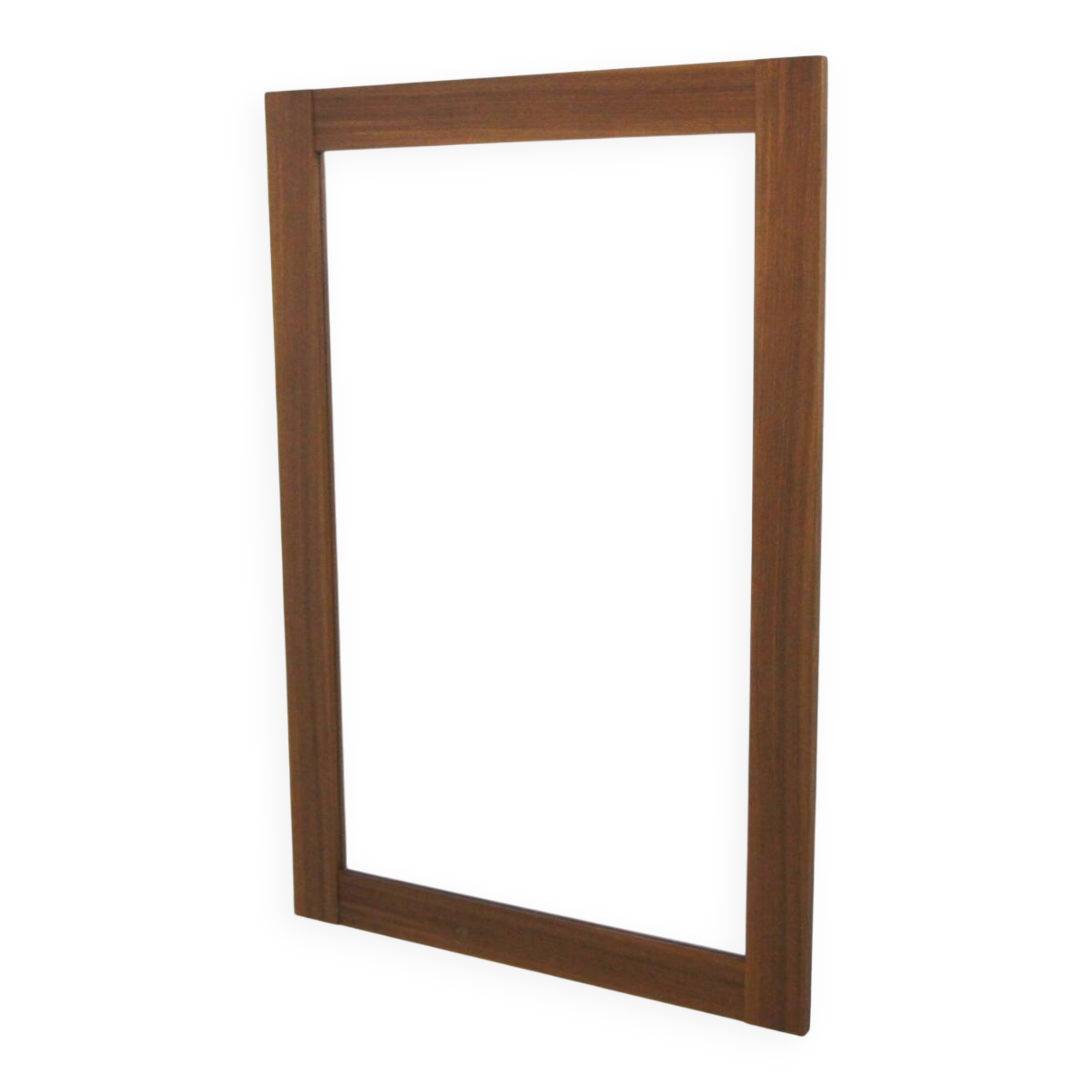 Miroir scandinave en noyer, Suède, 1960, 111cm x 75cm