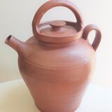 Sandstone jar with lid