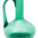 Green-handled vase