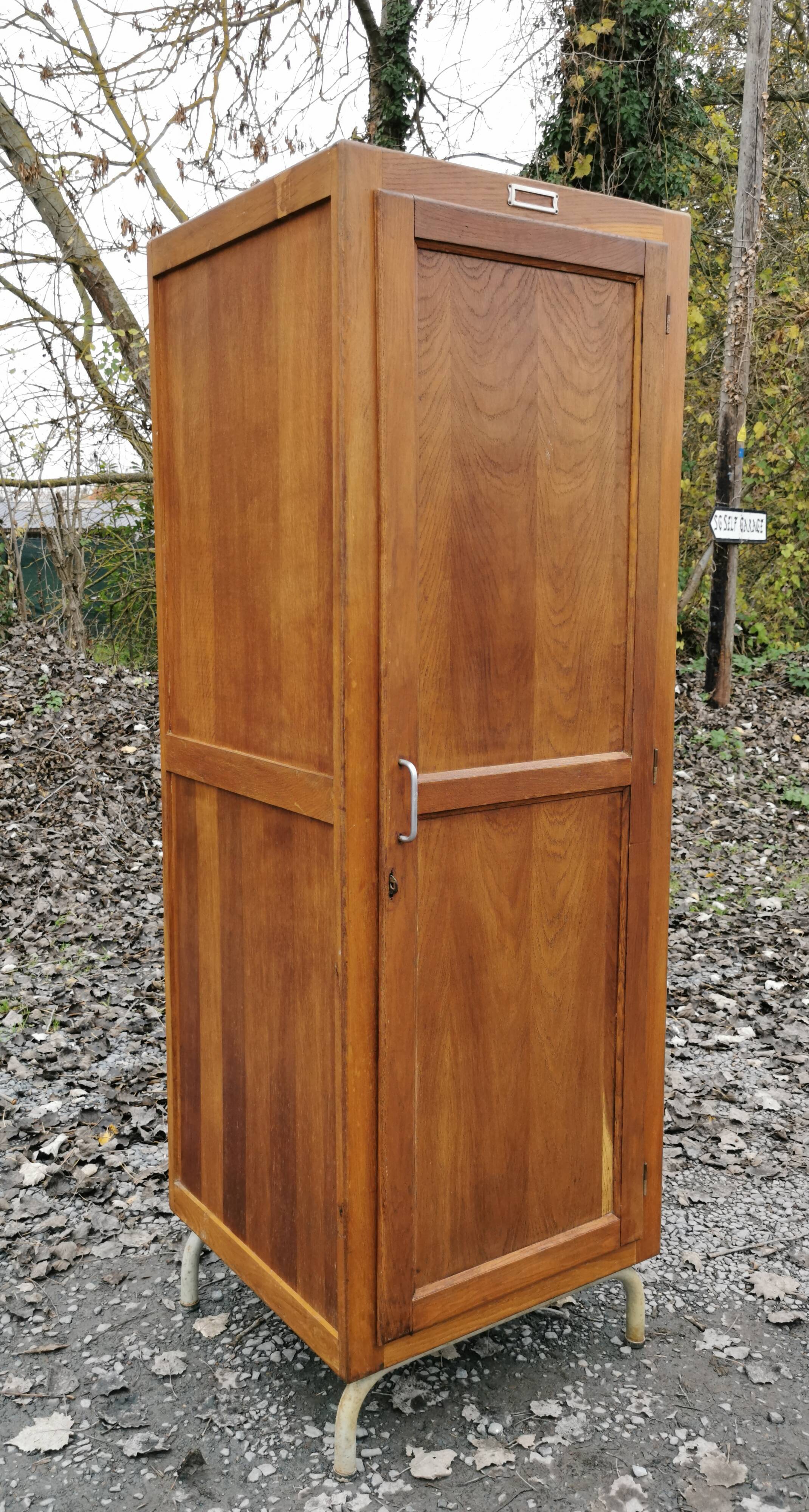 Old boarding school cabinet
