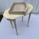 Eggshell-coloured drawer with a cracked effect side table.