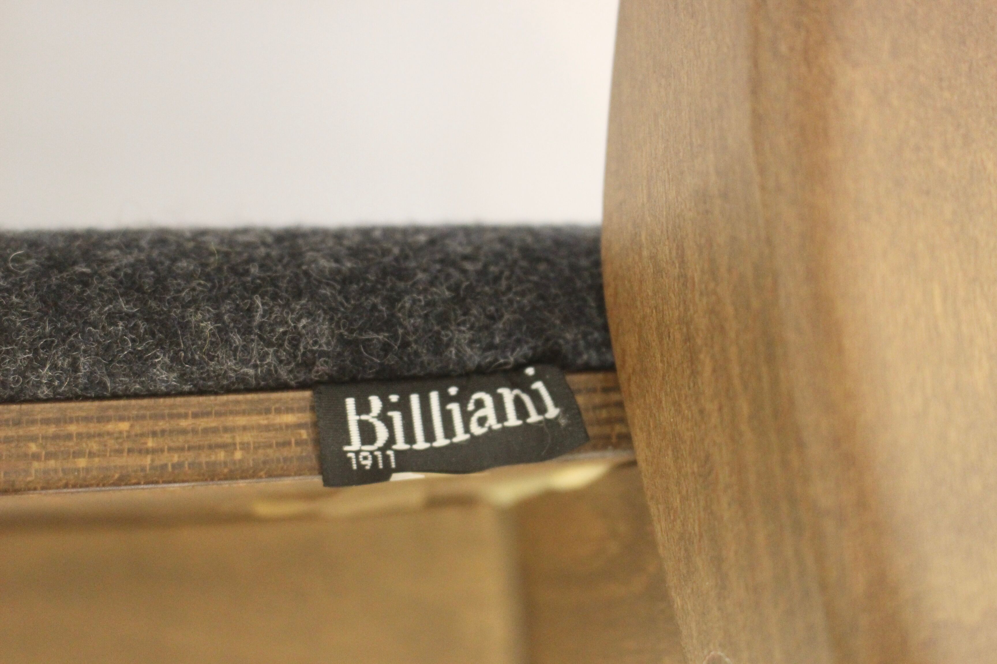 Beech wood armchair in perfect condition creation Emilio Nanni.