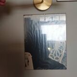 Copper wall lamp for artwork